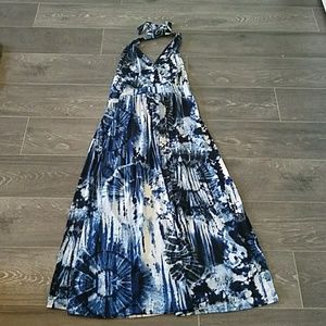 Avenue halter maxi sun dress